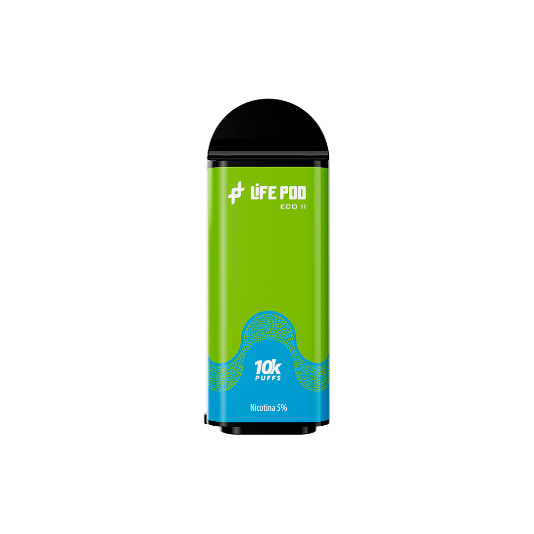 Life Pod 2 10000 Cartucho Green Apple Ice 